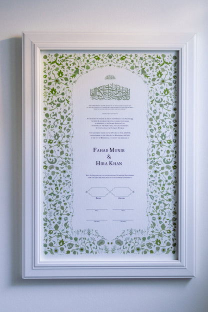 Madani Nikah Certificate — Rawdah