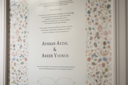 Madani Nikah Certificate — Sakinah