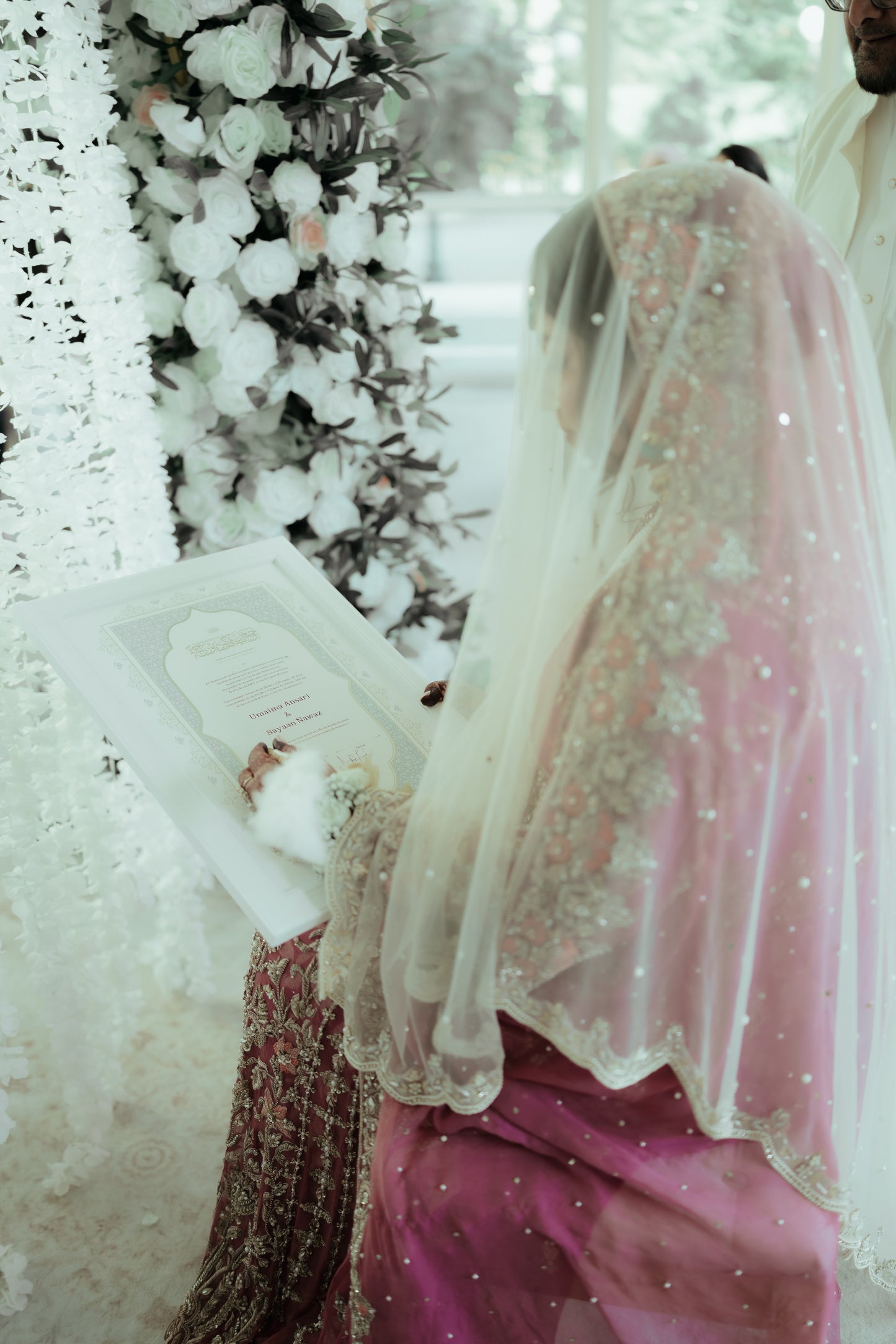 Isra' Nikah Certificate — Signature Aqsa