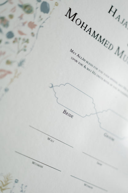 Madani Nikah Certificate — Barakah